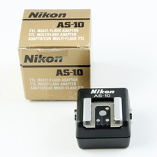 Nikon Model AS-10 Multi-Flash Adapter With Hot Shoe and Tripod Mount