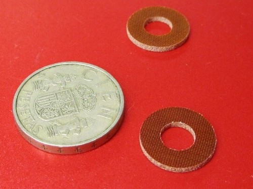 Phenolic Round Washer, 1/4" Screw Size, .625" OD, .062" Thick 20 Pcs - Picture 2 of 11