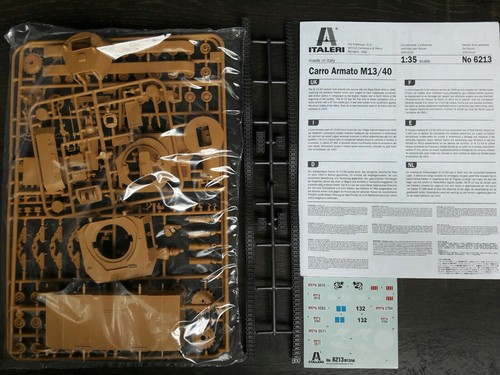 Italeri Edición Limitada #6213 Escala 1/35, Carro Armato M13/40 [con 1 figura] - Imagen 2 de 2