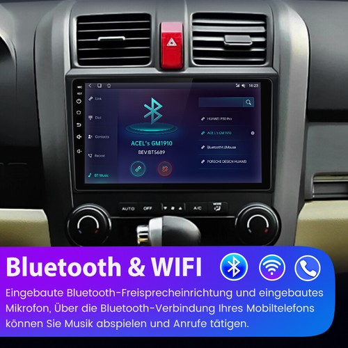 9" Android 13 Für Honda CR-V III 2007-2011 Autoradio GPS Navi WIFI BT DAB+ 2+64G - Bild 5 von 12