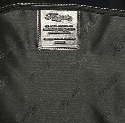 Fossil Genuine Leather Work, School, Laptop Bag Black ZB 9664 So Nice Excellent - Picture 15 of 24