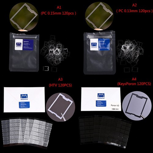 120pcs/pack Kelowna clear MX switch film for mechanical keyboard HTV shaft f'GA - Photo 9/16
