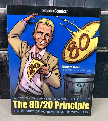 SmarterComics THE 80/20 PRINCIPLE Richard Koch Chris Moreno ACHIEVING MORE PB BK - Picture 1 of 6