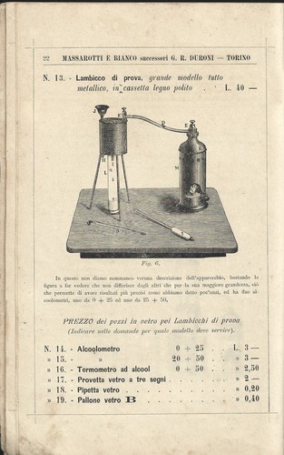 Massarotti & Bianco - Strumenti Scientifici e di precisione Torino 1900 Enologia - Imagen 4 de 4