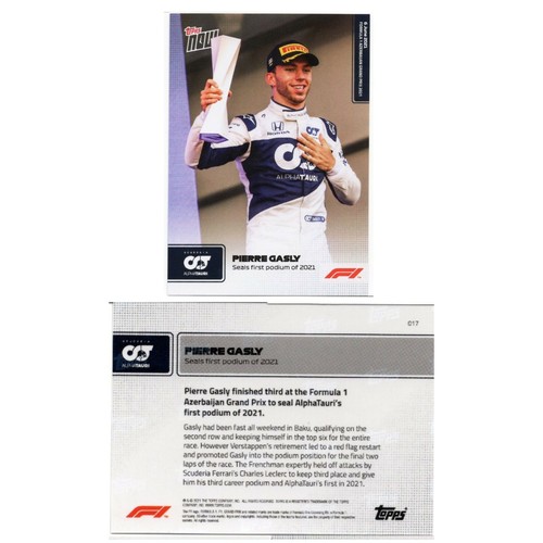 TOPPS NOW F1 CARDS NUMBERS 01-89 FORMULA 1 2021 TRADING CARDS- CHOOSE FROM LIST - Picture 18 of 76