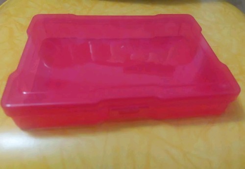 8 Plastic Storage Boxes for 4x6 Photos, Red Org Yell Grn Blue Purple Pink Aqua - Picture 4 of 11
