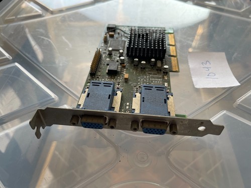 Matrox Millenium G450 DUAL HEAD 16MB 64 BIT AGP Video Card GPU 2x/4x G45+MDHA16D - Picture 2 of 2