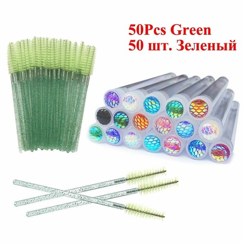 50pcs Reusable Eyelashes Brush Tube For Lashes Extension Mascara Wand - Picture 13 of 18