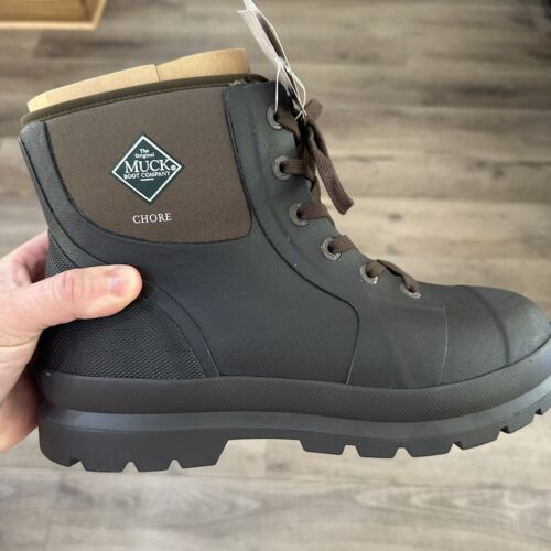 Muck Men's Size 10 Waterproof Boots Chore Classic 6" Brown CH6-900 - Picture 4 of 11