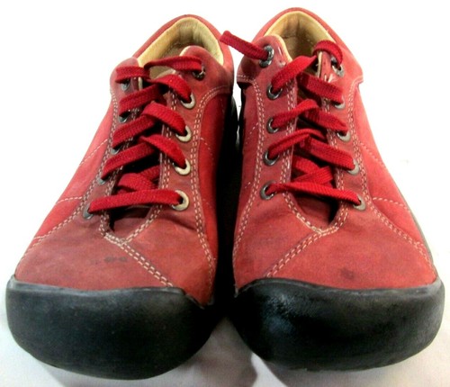Keen Presidio Damenschuh, rotes Leder, Größe US 7, Wanderschuh - Bild 2 von 7