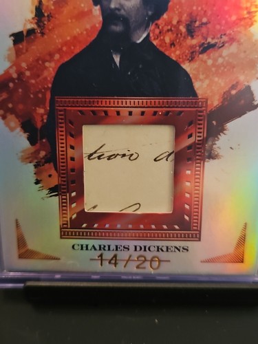 Charles Dickens Handwritten Relic POP Bellissimo Edition 14/20 - Picture 3 of 5