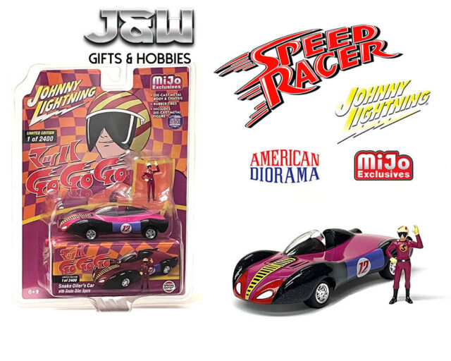 Johnny Lightning Snake Oiler’s Car with Figure Speed Racer JLCP7379 D 1/64 Johnny Lightning Snake Oiler’s Car with Figure Speed Racer JLCP7379 D 1/64