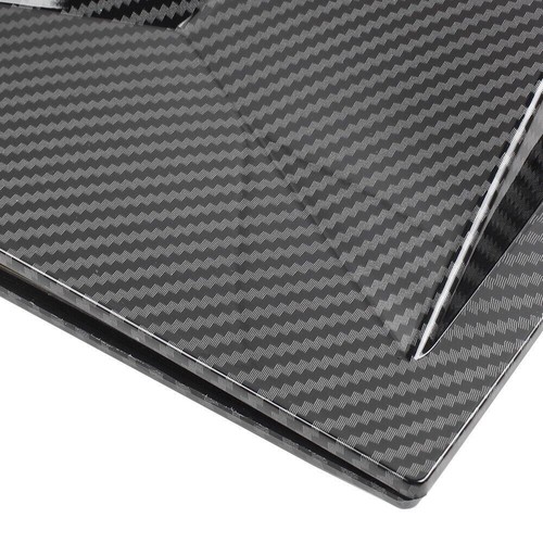 Rear Window Carbon Fiber Vent Shutter Louver Cover Trim For Honda CR-V 2017-22 - Picture 7 of 10