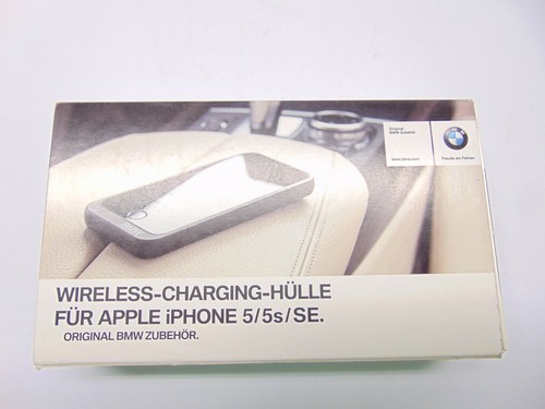 New Genuine BMW Wireless Charging Case Cover iPhone 5 5s SE 84212449608 - Picture 2 of 4
