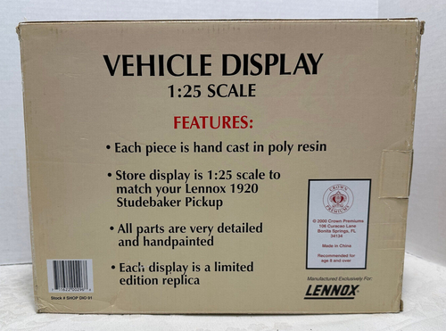 Lennox The Furnace Shoppe Vehicle Display. - Picture 2 of 7