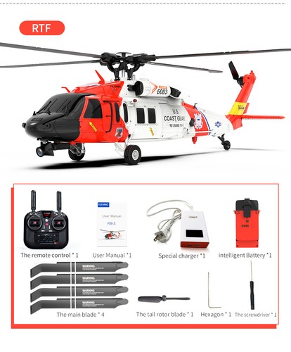 Yuxiang RC Hubschrauber F09S 2.4G 6CH Gyro GPS Dual Brushless Motor Fernbedienung - Bild 18 von 24