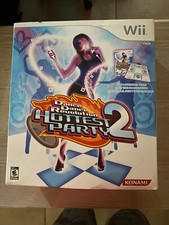 Konami Dance Revolution Hottest Party 2 Game & Controller Mat Nintendo Wii - NEW