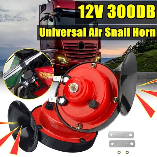 2PC 12V 300DB Super Loud Train Air Horn Waterproof Motorcycle Car Truck SUV Boat - Picture 2 of 16