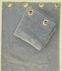 2 Ikea Christine Wide Wale Corduroy 56x106 Curtain Panels Pair Light Blue