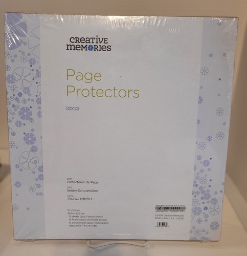 Creative Memories 12x12 TRUE Size Pages or Page Protectors YOU CHOOSE! NIP - Picture 2 of 5