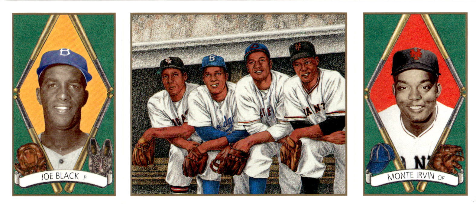 1993 Upper Deck All-Time Heroes #154 Joe Black / Monte Irvin