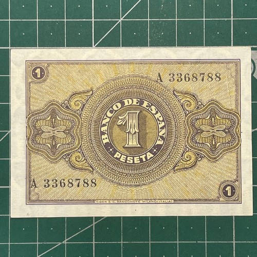 ESPAÑA , billete de 1 Peseta de Burgos del año 1937 SC UNC sin circular A - Imagen 2 de 8