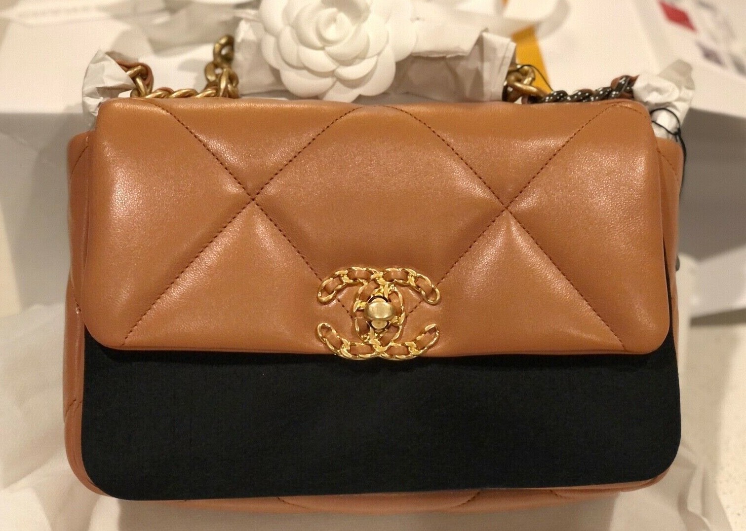 chanel caramel mini