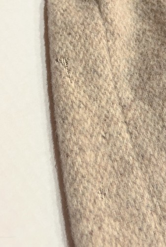 Vtg Herman Kay Wool Double Breasted Pea Coat Women’s Size L ? Beige USA READ - Picture 11 of 11