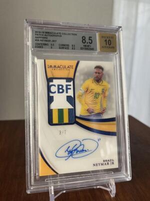 2018 Panini Immaculate Collection Neymar Jr. Logo Patch AUTO