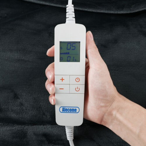 Electric Heated Throw Blanket 10 Heat Settings Washable Fleece Timer - Picture 7 of 36