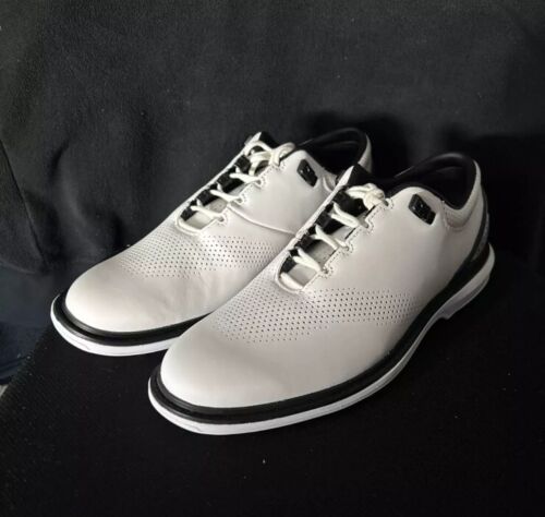 NIKE Air Jordan ADG 4 White Black Golf Shoes Cleats Men's Size 7 DM0103-110 - Picture 2 of 8