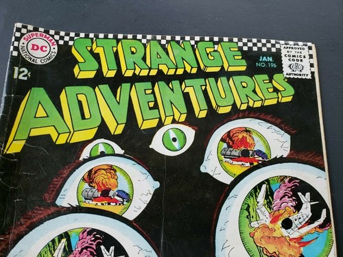 STRANGE ADVENTURES DC COMICS #196 JANUARY 1967 - Picture 2 of 7