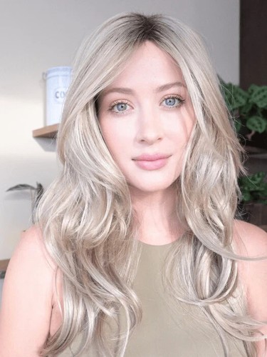 NWT NORIKO ANGELICA Mocha Hilight Long Synthetic Wig Basic Cap - Picture 2 of 24