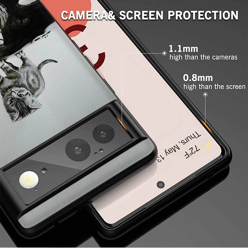 Funda blanda impresa para teléfono Google Pixel 9 Pro XL 9A 8 7A 6 5A cubierta a prueba de golpes - Imagen 25 de 99