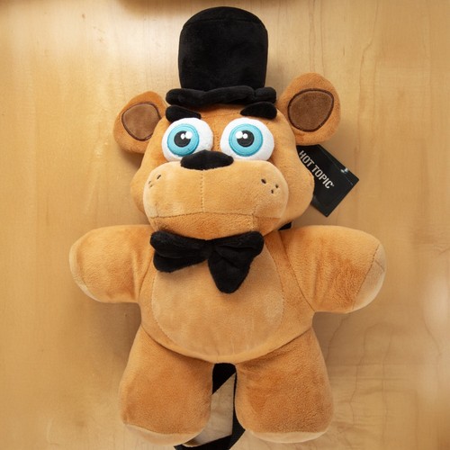 Five Nights At Freddy's - 16" Freddy Teddy Bear Backpack Purse - Hot Topic NEW - Picture 1 of 4