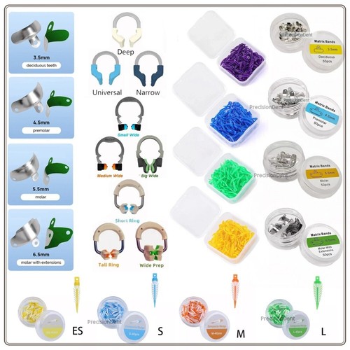 Dental Matrix Bands Ring Sectional Matrice Clamp Fit Garrison Palodent V3 System - Picture 1 of 138