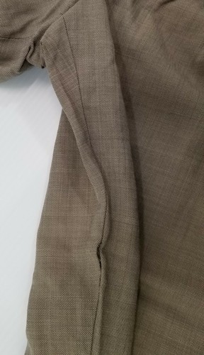 I) Today's Man Fierte Italy Costume Stage Prop Vintage Look Taupe Dress Pants - Picture 11 of 12