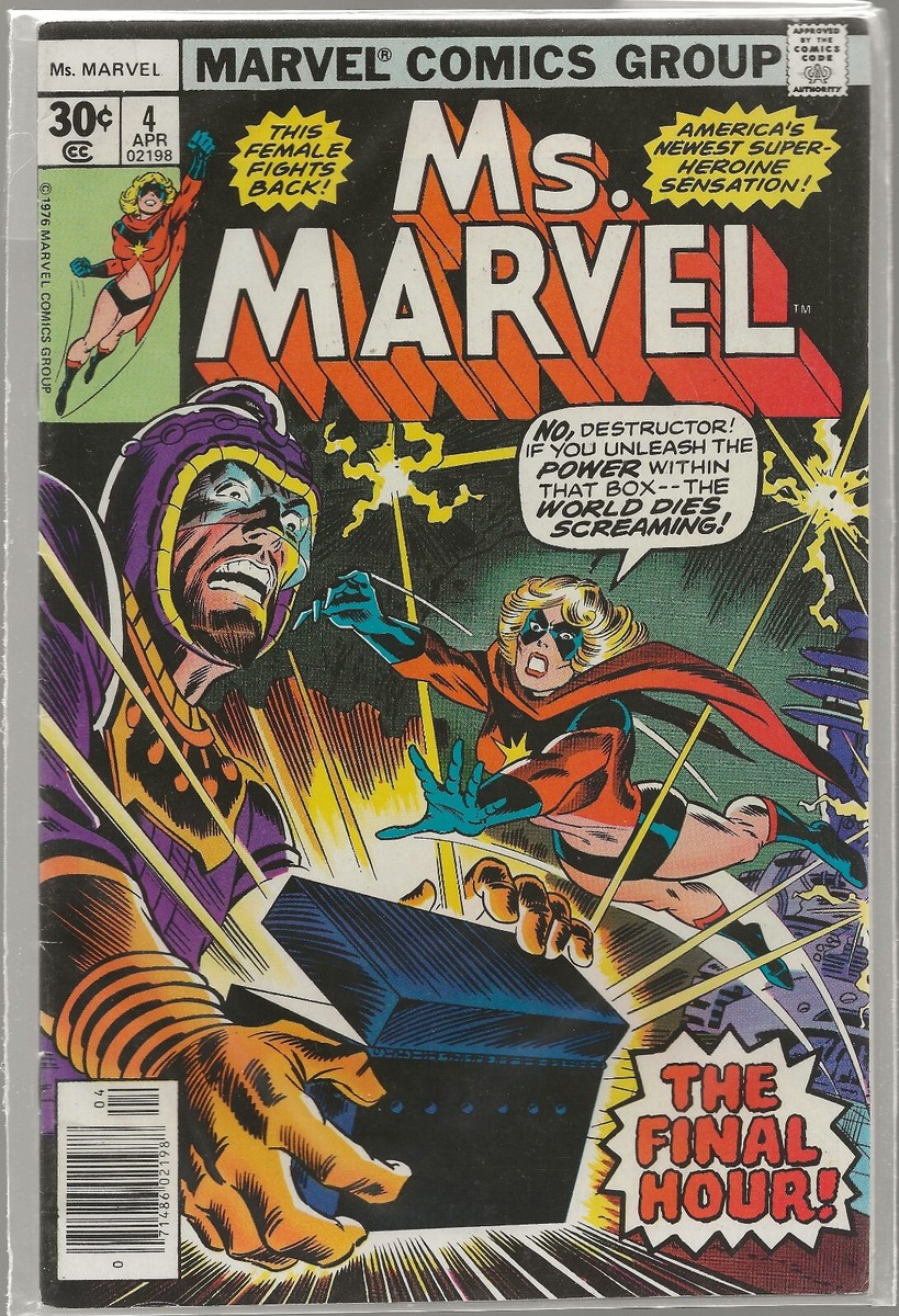 Ms Marvel # 3 and # 4, 1977, Marvel Comics, 8.0-8.5 | eBay