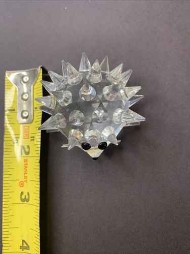 Swarovski Kristall Figur Igel Stachelschwein Schnurrhaare groß nicht mehr produziert EUC - Bild 5 von 11
