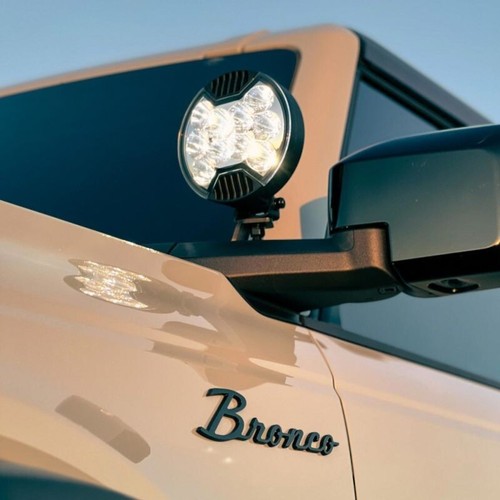 Luces LED de haz puntual de zanja/pilar A KC HiLiTES 6" con cubiertas para 21+ Ford Bronco - Imagen 2 de 7