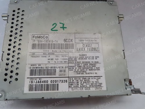 7G9N-18C815-TA NAVIGATORE MULTIMEDIA AUDIO RADIO FOMOCO LAND ROVER RANGE JAGUAR - Bild 2 von 24