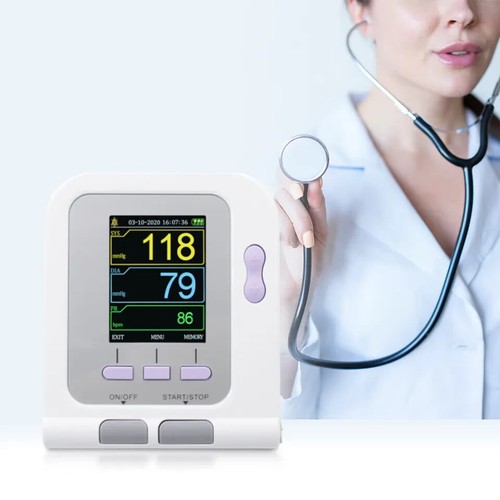 CONTEC Digital Arm Blood Pressure Monitor NIBP Meter Spo2 Sensor Adult Infant,US - Picture 2 of 16