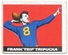 Frank Tripucka Notre Dame Eagles Rookie NFL Football Trading Card #49 Leaf 1948