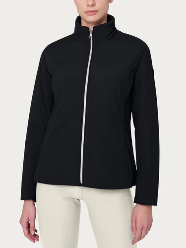 -30% PIUMERINO DONNA RAGNO DN06K6 PIUMINO NERO 100 GRAMMI IMBOTTITO LANA gr zip - Imagen 4 de 5