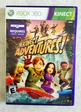 XBOX 360 Kinect Adventures with Case and Manual Requires Sensor