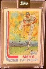 2024 Topps Spotlight Andy Friedman #80 Pat Zachry #’d 2/5 Encased Mets