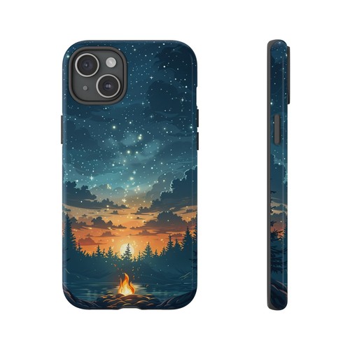 For iPhone / Galaxy / Pixel | Phone-Ink Case - Camp Bonfire Sunset Stars Night - Bild 17 von 173
