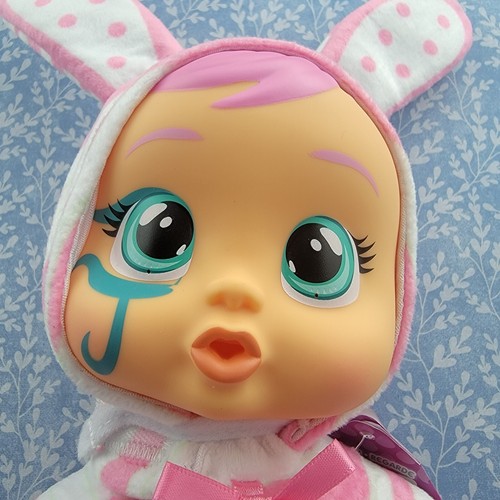 Cry Babies Coney Tiny Cuddles Halloween  9" Dolls Bunny Costume Ears Pink White  - Bild 8 von 17