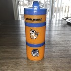 STAR WARS Portable Snacks Lunch Containers Orange Bb8  R2D2 S Stacking WHISKWARE