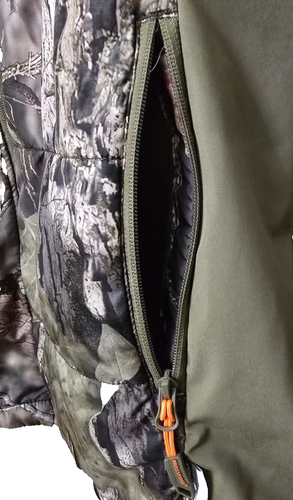 Mossy Oak Full Zip Thinsulate Lined Jacket Men XL Brown Pkts Lightweight Hunting - Picture 11 of 15